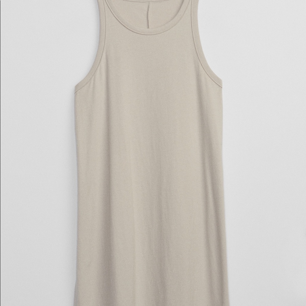 NWT Gap Racerback Mini Dress Moonstone medium - Picture 3 of 7
